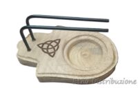BRUCIATORE PER SMUDGE E PALO SANTO A FORMA DI MANO