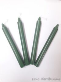 CANDELA CILINDRICA VERDE CHIARO