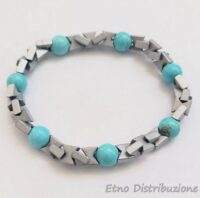 BRACCIALE SPECIAL CUT HOWLITE TURCHESE