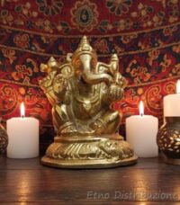 STATUA IN BRONZO GANESH CM. 10X6