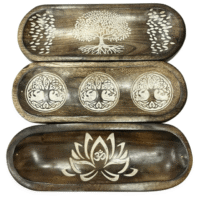 VASSOIO BRUCIAINCENSI SOGGETTI ETNICI