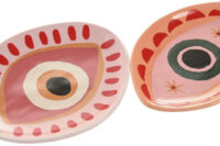 PIATTINO OVALE CERAMICA OCCHIO