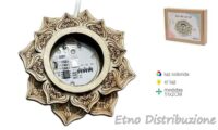 BASE LED IN LEGNO MANDALA