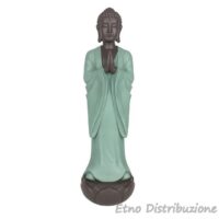 BUDDHA IN PIEDI VERDE CM. 35