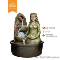 FONTANA AD ACQUA IN RESINA MADRE TERRA