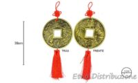 AMULETO FENG SHUI MONETA GRANDE CM. 39