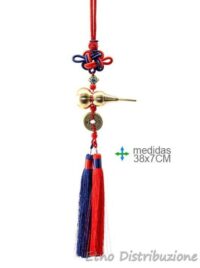 AMULETO FENG SHUI CON FIASCO IN OTTONE