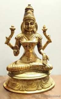 STATUA LAKSHMI IN BRONZO CM. 20