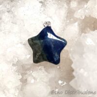 CIONDOLO STELLA LAPIS GANCIO ARGENTO