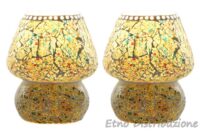 LAMPADA DA TAVOLO FUNGO MOSAICO CM. 17