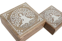 SET 2 SCATOLE MANGO BUDDHA