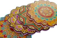 BASE D'APPOGGIO CERAMICA MANDALA