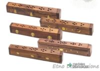 BOX BRUCIA INCENSI LEGNO CM. 25X4