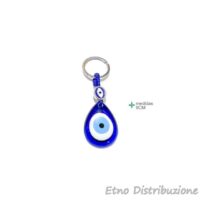 PORTACHIAVI OCCHIO TURCO VETRO GOCCIA