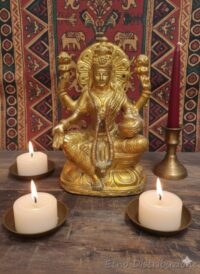 STATUA IN BRONZO LAKSHMI CM. 14