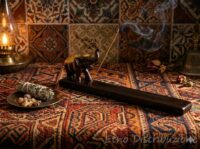 BRUCIA INCENSI RESINA MARRONE ELEFANTE