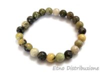 BRACCIALE GRANDE 8 MM DIASPRO VERDE